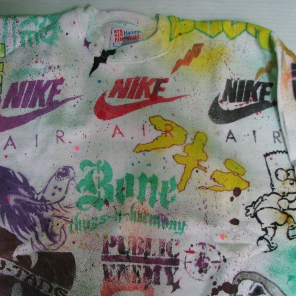 Vintage Hand Painted Nike Doom Akira Crewneck - Picture 2 of 8